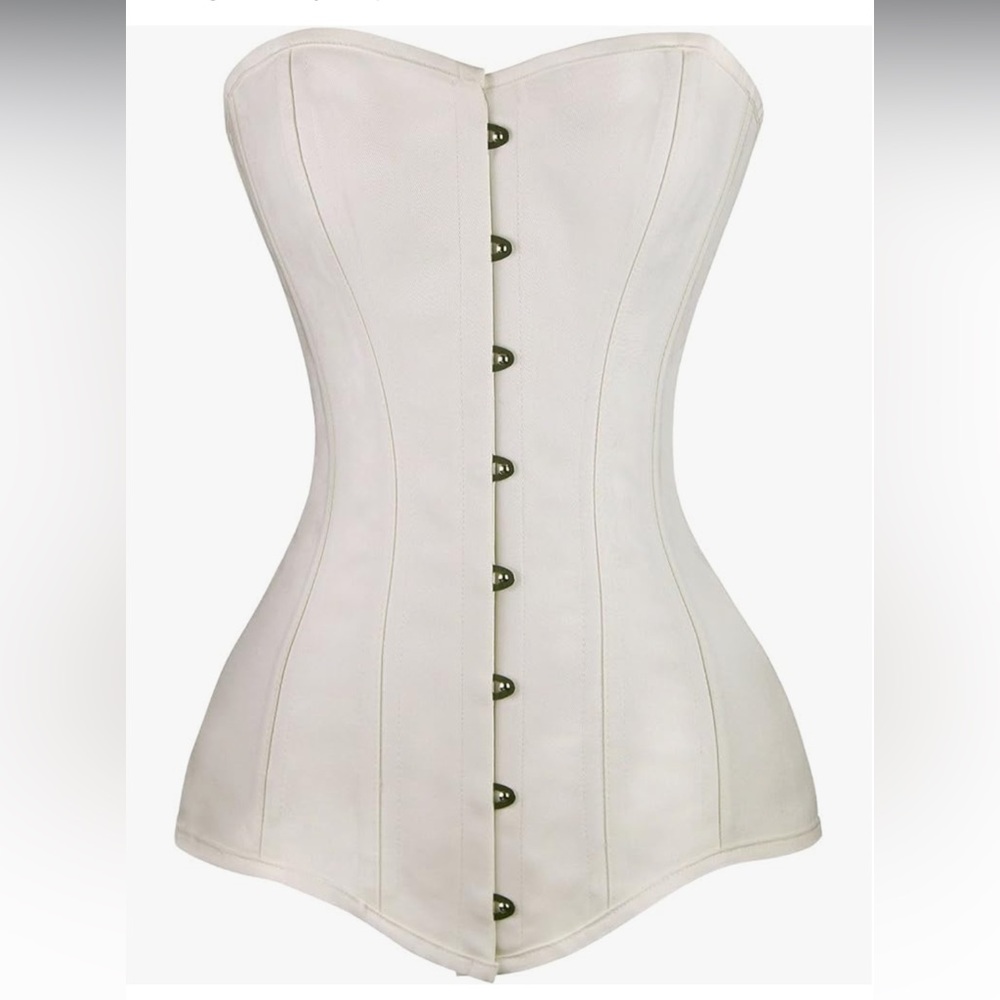 Steel BonedCream Shapewear Corset